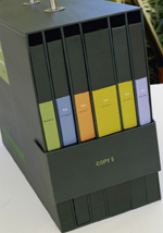 Case bound box with binder inserts - Custom binding at ColourChiefs