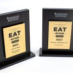 TWE Eat Drink Award Trophies